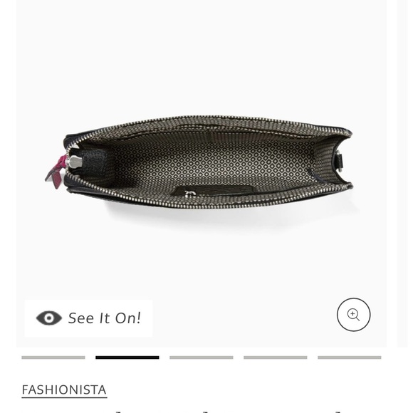 New no tags Brighton Tokyo in Love leather clutch - Picture 3 of 9